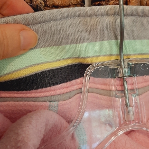 Ivivva by Lululemon Girl's Good In The Hood Stripe Hoodie Sweatshirt Jacket 10 - Picture 7 of 13